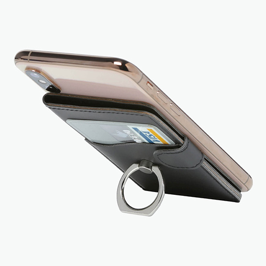 Tuscany Dual Pocket Phone Wallet with Ring Stand