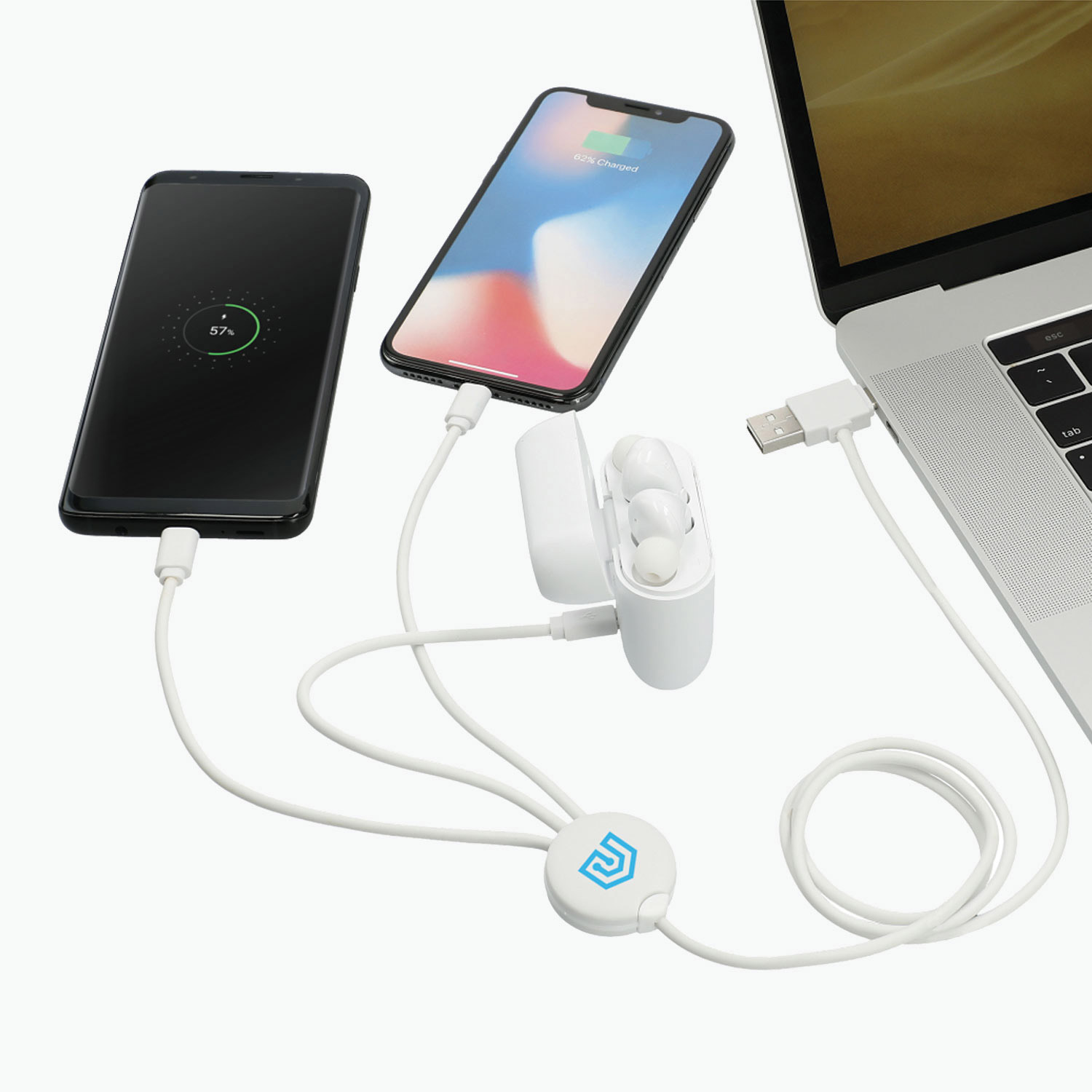 Antimicrobial 5-in-1 Charging Cable - 24-Hour Production