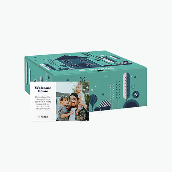 10 x 10 x 4 Custom Corrugate Assembled Gift Box Kit with Full Color Printed Exterior