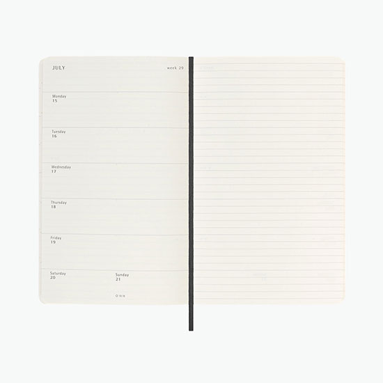 Moleskine Soft Cover Large 12-Month Weekly Planner