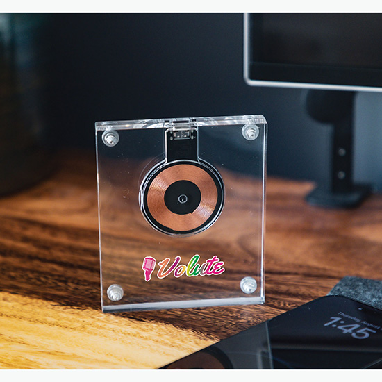 Clear 15W Wireless Charger - Full Color