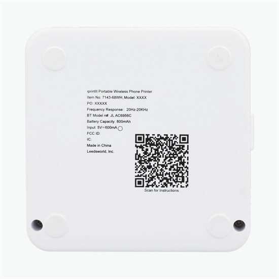 Portable Wireless Phone Printer - 24-Hour Production