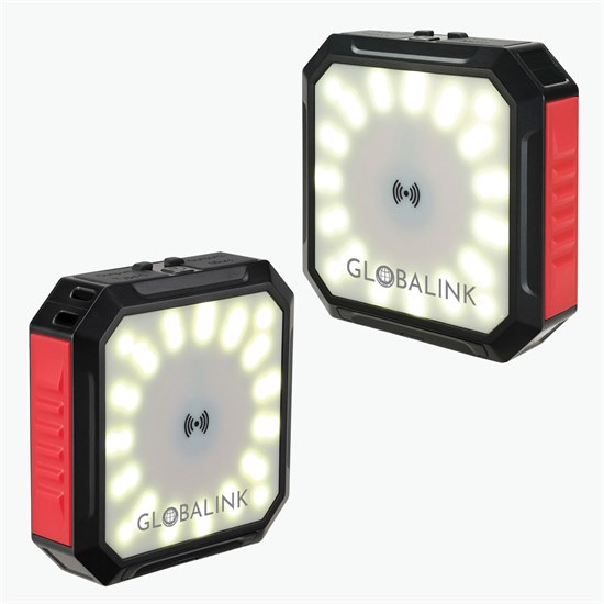 iLive Solar Power Bank & Light with Wireless Charger