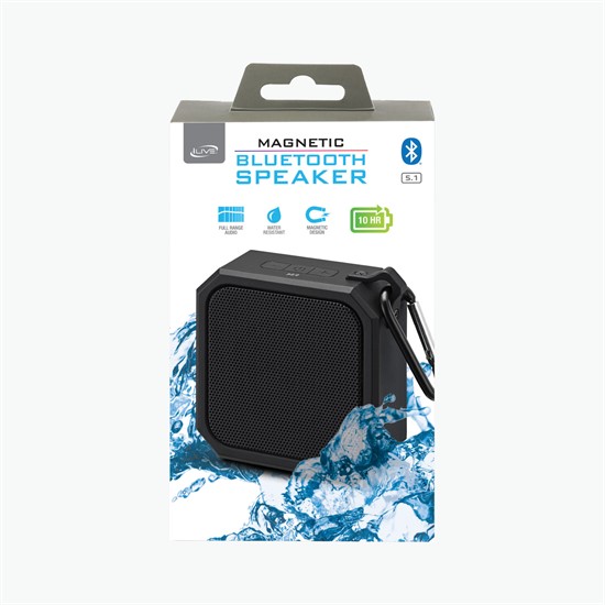 iLive Water Resistant Magnetic Speaker - Full Color
