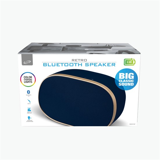 iLive Retro Wireless Bluetooth Speaker - 24-Hour Production