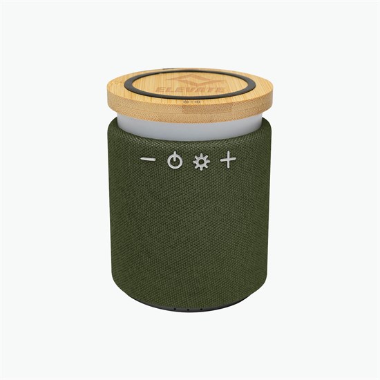 Ultra Sound Speaker with Bamboo Wireless Charger - 24-Hour Production