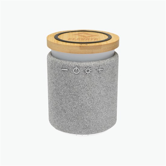 Ultra Sound Speaker with Bamboo Wireless Charger - 24-Hour Production