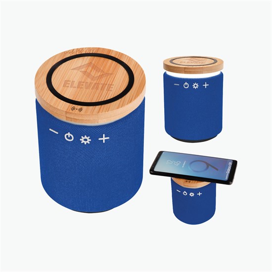 Ultra Sound Speaker with Bamboo Wireless Charger