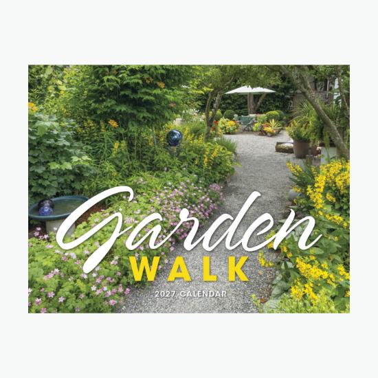 Window Wall Calendar - Garden Walk