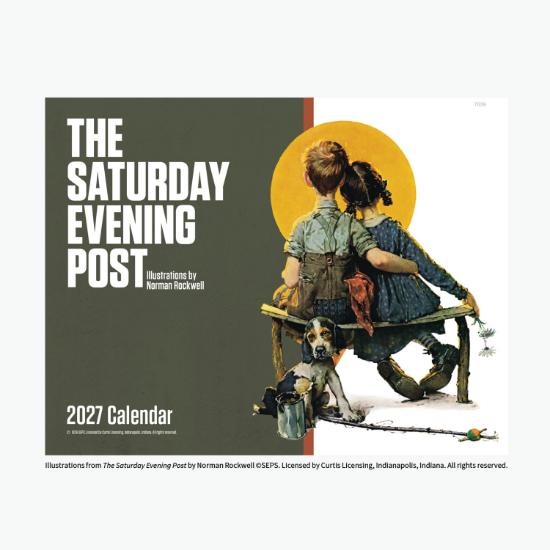 Window Wall Calendar - The Saturday Evening Post