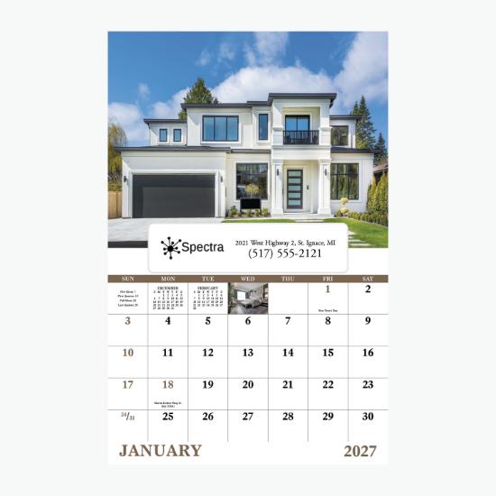 Window Wall Calendar - Welcome Home