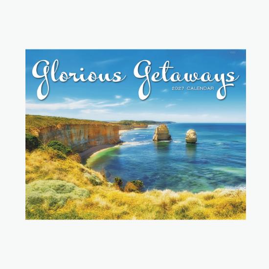 Window Wall Calendar - Full Color - Glorious Getaways