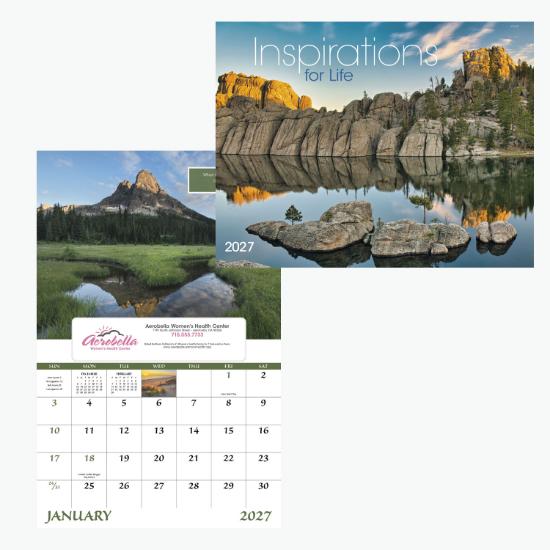 Window Wall Calendar - Full Color - Inspirations For Life