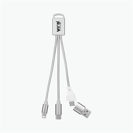 3-in-1 Braided Charging Cable 2.0 - 24-Hour Production