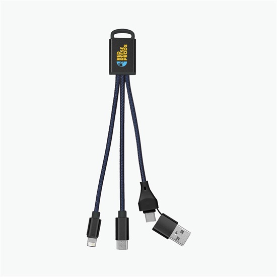 3-in-1 Braided Charging Cable 2.0 - Full Color