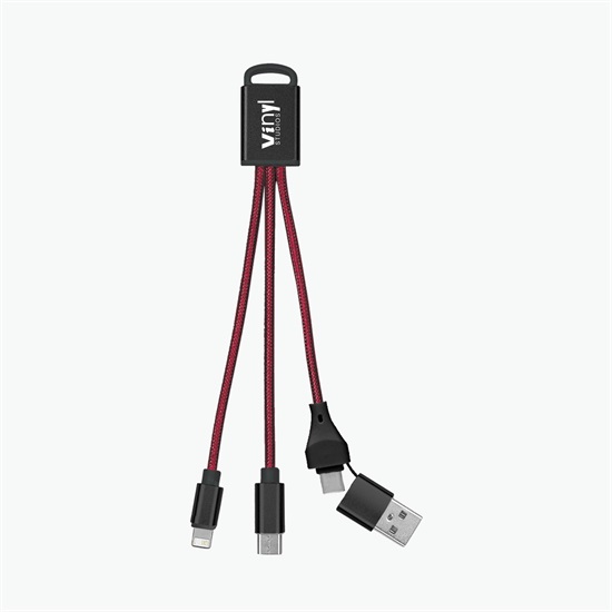 3-in-1 Braided Charging Cable 2.0