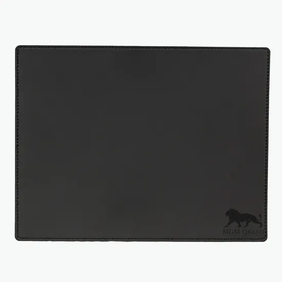 Executive Vegan Leather Mouse Pad - 8.5 x 11 - 24-Hour Production