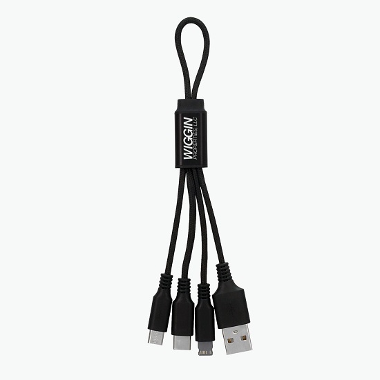 Metallic Loop 3-in-1 Cable with Type C USB - Clearance