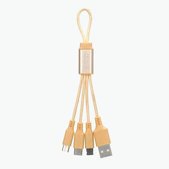 Metallic Loop 3-in-1 Cable with Type C USB - Clearance