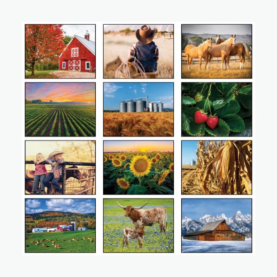 American Agriculture Wall Calendar - Spiral Bound