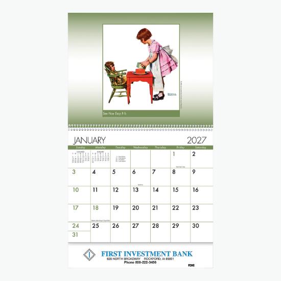 American Illustrator Wall Calendar - Spiral Bound