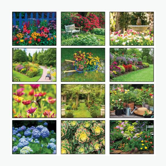 Gardens Wall Calendar - Spiral Bound