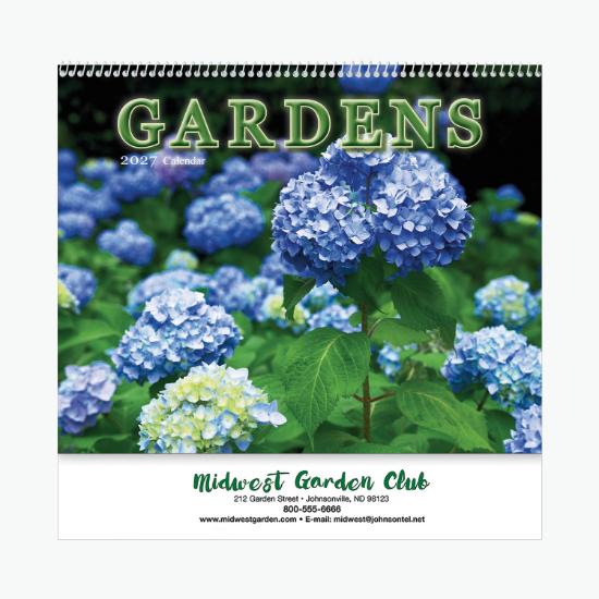 Gardens Wall Calendar - Spiral Bound