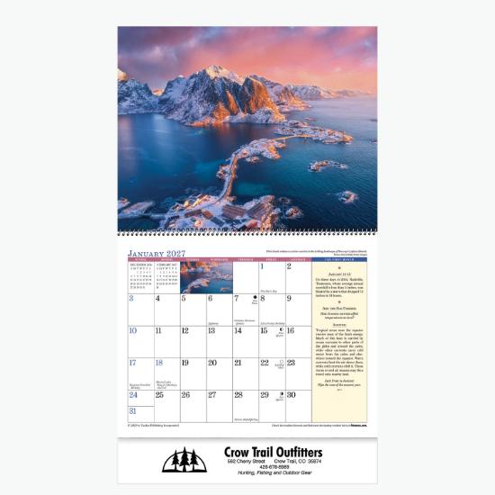 Old Farmers Almanac - Weather Watchers Wall Calendar - Spiral Bound
