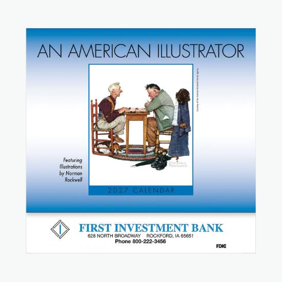 American Illustrator Wall Calendar - Stapled