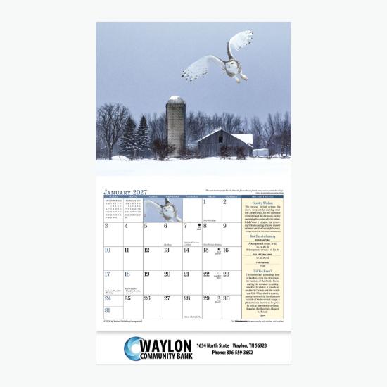 Old Farmers Almanac - Country Wall Calendar - Stapled