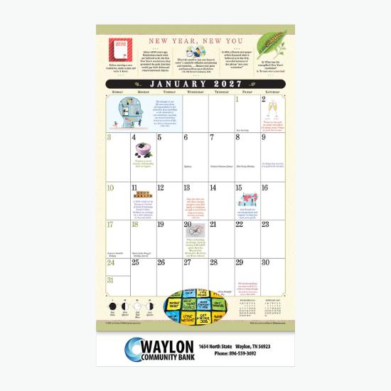Old Farmers Almanac - Everyday Advice Wall Calendar - Stapled