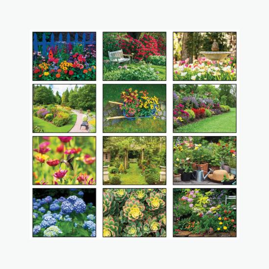 Gardens Wall Calendar - Stapled