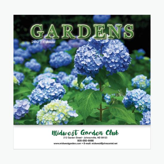 Gardens Wall Calendar - Stapled