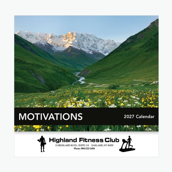 Motivations Wall Calendar - Stapled