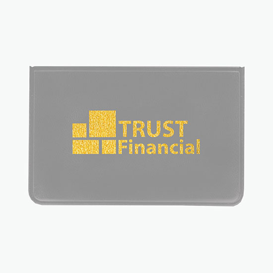 Vinyl Business Card Case - Hot Stamp
