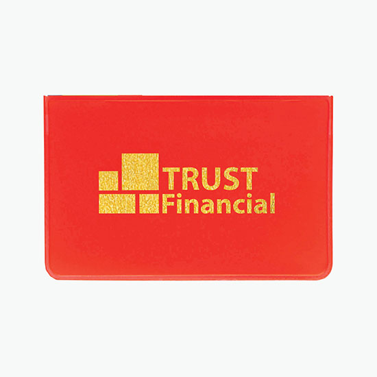 Vinyl Business Card Case - Hot Stamp