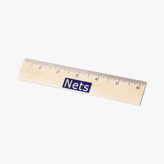 6 Natural Finish Rulers