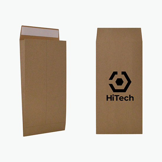 Recycled Natural Kraft Mailer with Gradual Gusset - 6 x 12 x 2 3/4