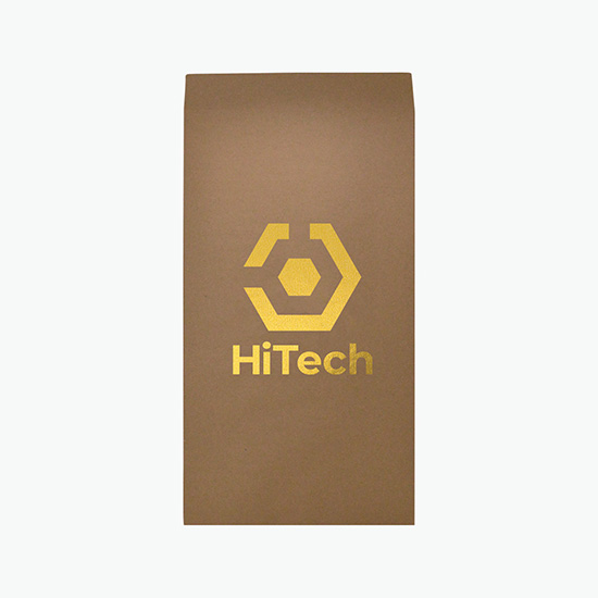Recycled Natural Kraft Mailer with Gradual Gusset - Hot Stamp - 10 1/2 x 19 x 3 3/4