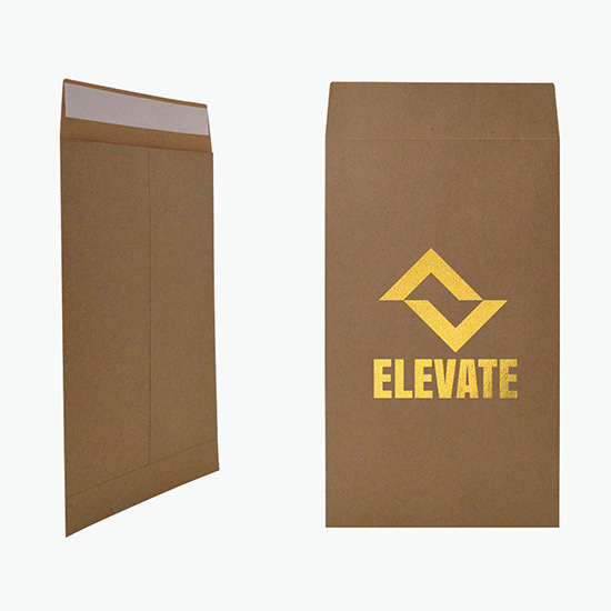 Recycled Natural Kraft Mailer - Hot Stamp - 6 x 10