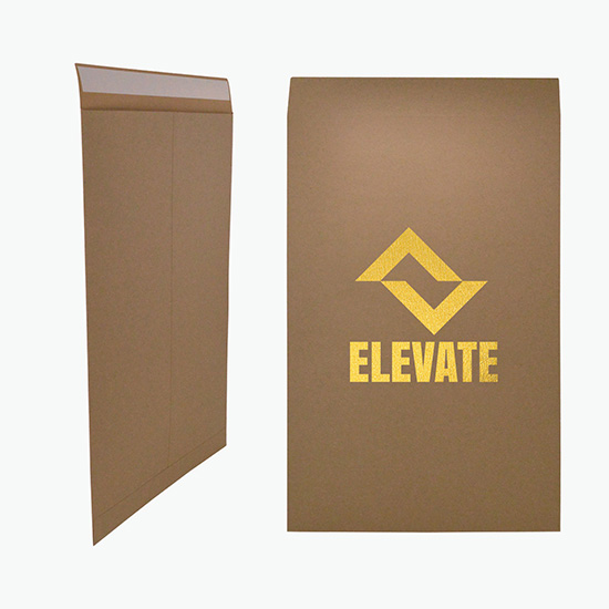 Recycled Natural Kraft Mailer - Hot Stamp - 12 1/2 x 19