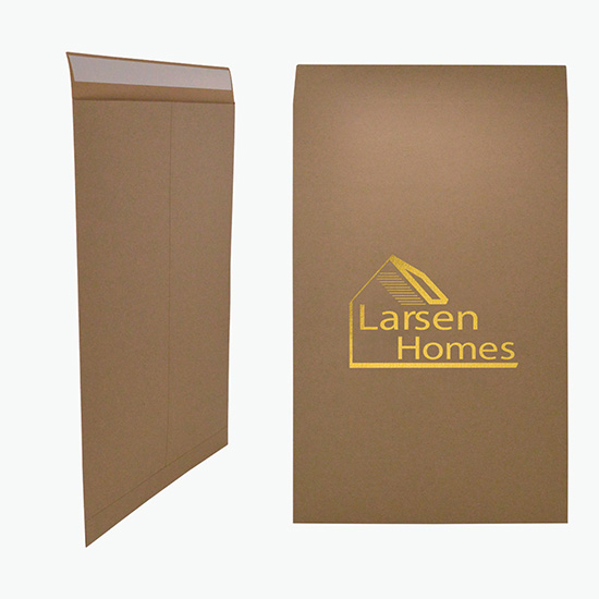Recycled Natural Kraft Mailer - Hot Stamp - 10 1/2 x 16