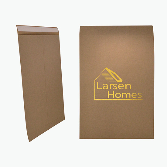 Recycled Natural Kraft Mailer - Hot Stamp - 14 1/4 x 20