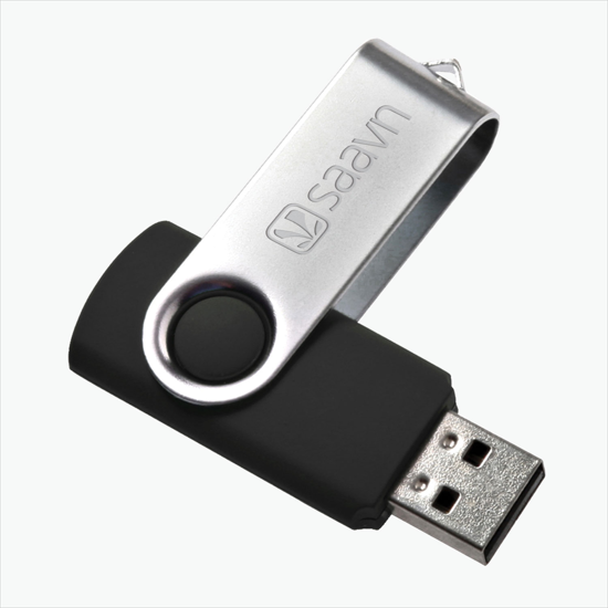 Swivel Flash Drive - Engraved - 1GB