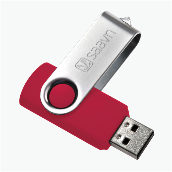 Swivel Flash Drive - Engraved - 1GB