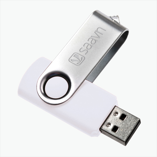 Swivel Flash Drive - Engraved - 1GB