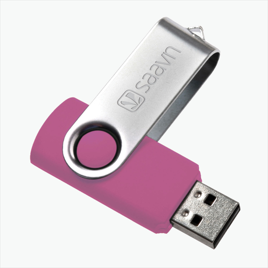 Swivel Flash Drive - Engraved - 512MB