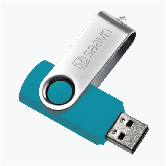 Swivel Flash Drive - Engraved - 8GB