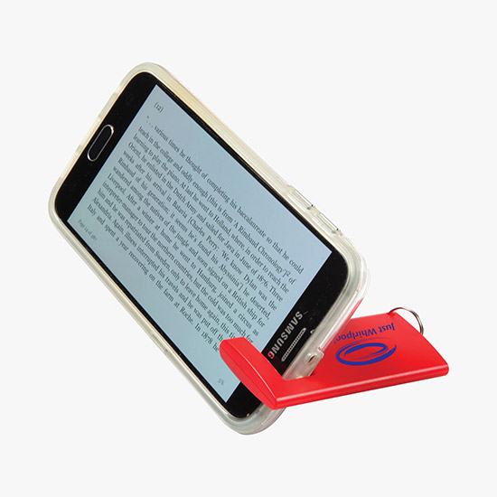 24-HOUR SERVICE TEMPORARILY UNAVAILABLE – Phone Stand Key Tag with Cleaner - 24-Hour Production