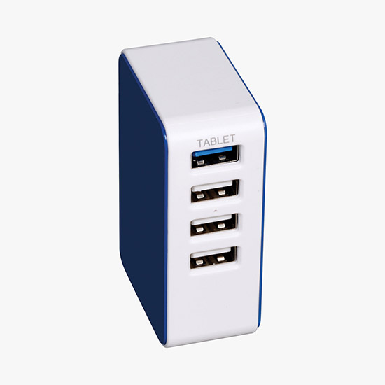 4 Port Folding USB Wall Charger